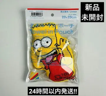 [ 24시간 이내 발송 ] 심슨 타월 인 파우치 훼미리마트 미개봉 새상품