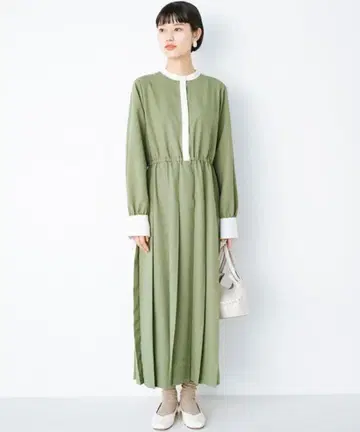 haco! 플리츠 원피스 레트로