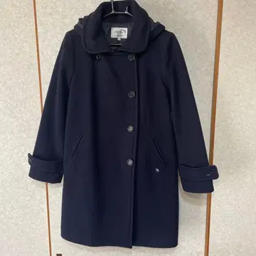 아놀드파마 네이비 후드 부착 더플 코트 M