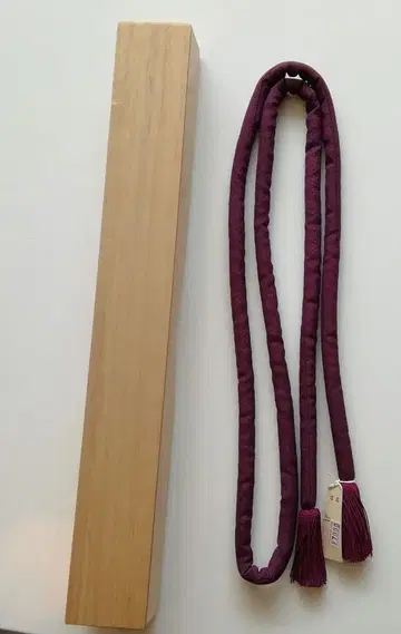 미사용 새상품 허리띠 보라색 일본 정통의상 소품 기모노