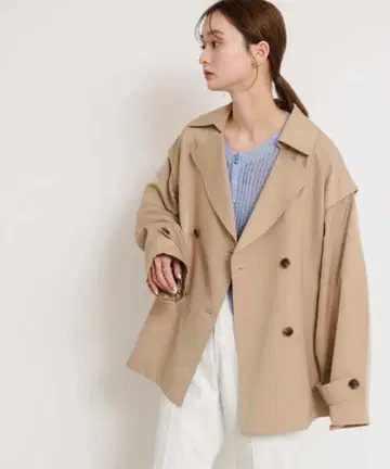 2WAY 숏 트렌치코트