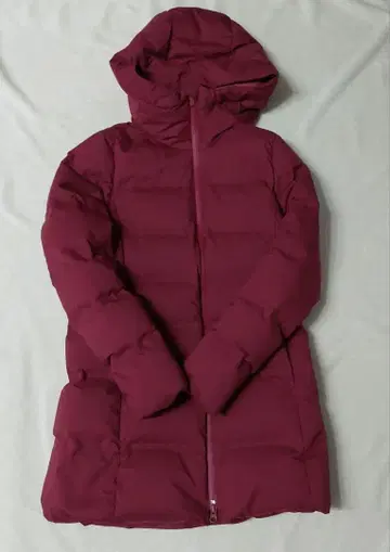 유니클로 다운 코트 여성용 S 후드 부착 S