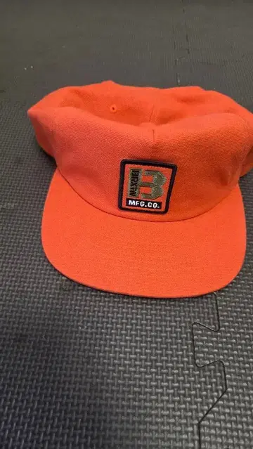 오렌지 코튼 워크캡 로고 포함