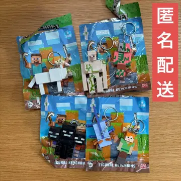마인크래프트 피규어 키체인 6개 세트 레어