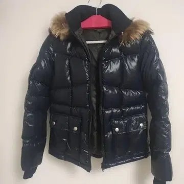 스픽앤스팬 y2k 퍼 다운 자켓 36