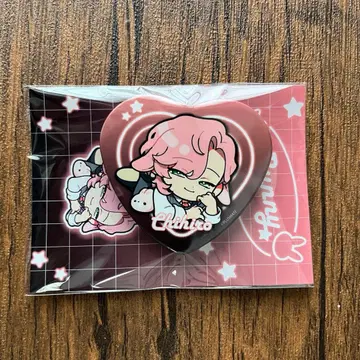 PLUSMATE 타카네 치히로 뿅뿅뿅 토끼 캔 배지