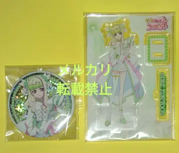 프리큐어 즈큔 캔뱃지 아크릴 스탠드