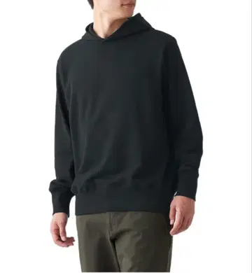 긴팔 상의 후드티 맨투맨 상의 블랙 L 사이즈