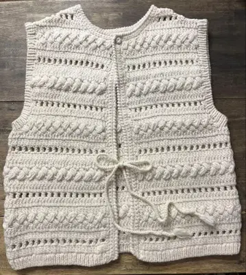 nest robe 페루 크로셰 2way 베스트