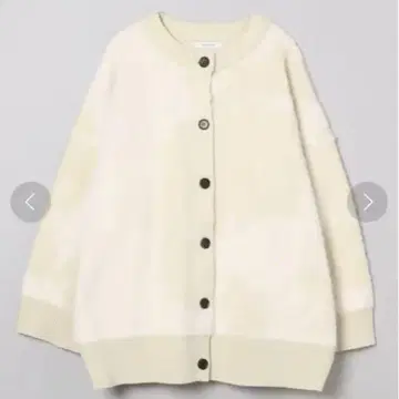 JEANASIS 12G 모듬 샤기 크루 가디건