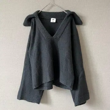 에이치앤엠 H&M STUDIO S/S2024 세일러 카라 니트