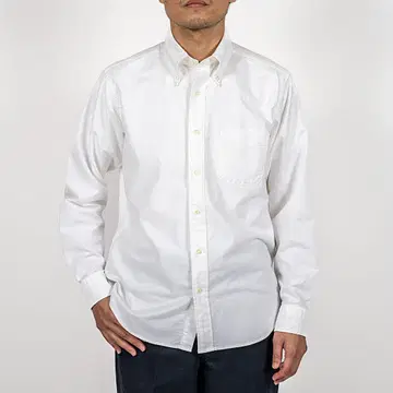 WORKERS 버튼다운 셔츠 15 수피마 옥스