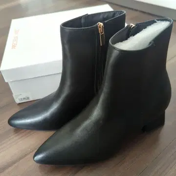 블랙 스틸레토 부츠 38