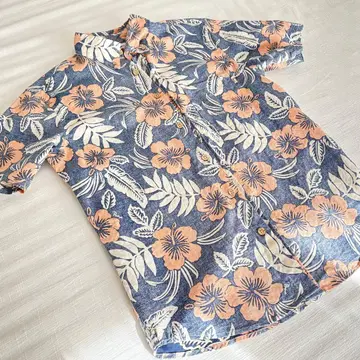 Pana 반팔 하와이안 셔츠 M 사이즈 꽃무늬