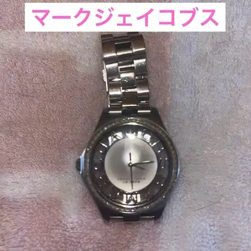 마크제이콥스 실버 아날로그 손목시계