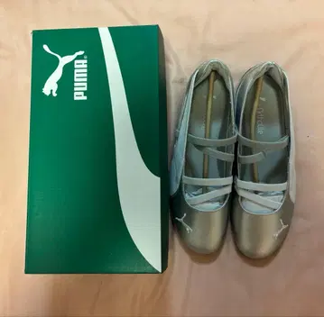 Puma 스피도캣 실버 발레 슈즈 25cm