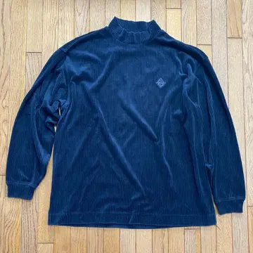 santafe 네이비 코듀로이 하이넥 트레이닝복