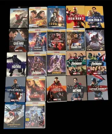 마블 Blu-ray&DVD 22장 세트