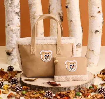 러브러리 바이 페이러 올드 테디 와펜 보아 토트백 & 파우치