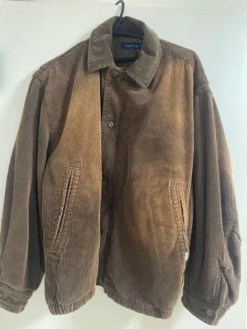 NAUTICA 코듀로이 숏 블루종