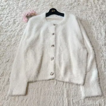 새상품급 H&M 샤기 가디건