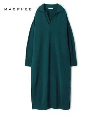 맥피 투모로우랜드 플레인 울 스키퍼 원피스