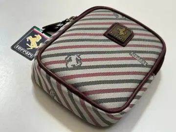 레어 새상품 미사용 페라리 Ferrari 스트라이프 파우치