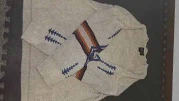 Pendleton 기하학 패턴 니트 스웨터 L