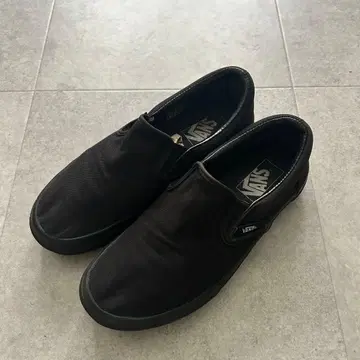 VANS 반스 슬립온 블랙 US4.5 22.5cm V98CLA