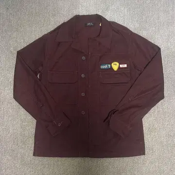 A.P.C. co/po military blouson Bordeaux L