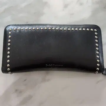 J&M DAVIDSON 블랙 가죽 장지갑