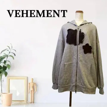 zG517 [L] VEHEMENT 풀 집업 후드티 후디 오버 사이즈