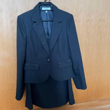 정장 세트 자켓과 스커트 블랙 11호