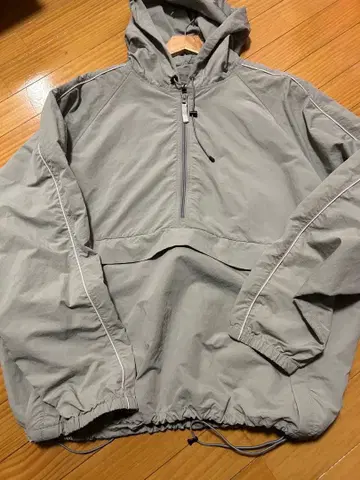 BEAMS 나일론 아노락 후드티