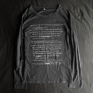 jerzeez 영문 그래픽 롱 T y2k 그런지 swag vkei