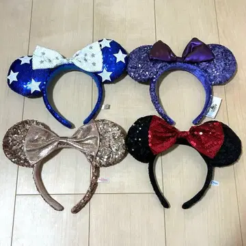 스팽글 미키 머리띠 4개 세트 도쿄 디즈니