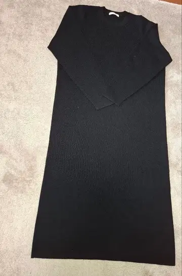 니트 롱 원피스