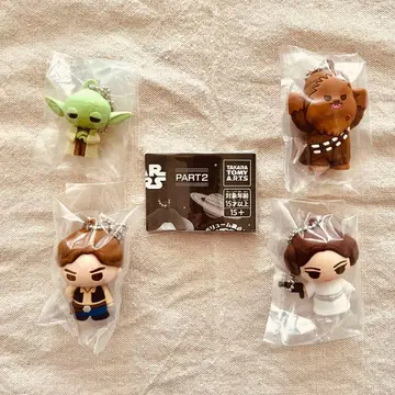 [ 4종 세트 ] 러버 피규어 스타워즈 PART 2