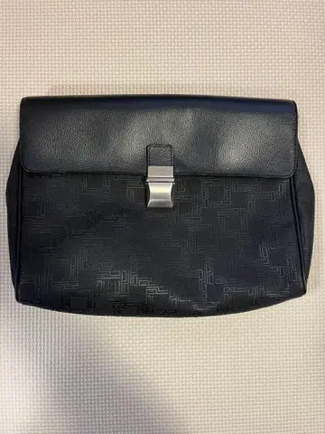 (새상품급) 던힐 블랙 컬러 클러치백 세컨드백