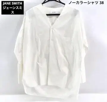 JANE SMITH 제인 스미스 노카라 셔츠 38