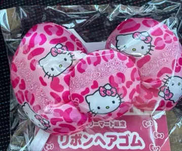 헬로키티 리본 머리끈 핑크 A 훼미리마트