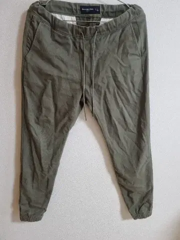 Abercrombie & Fitch 스트레치 팬츠 S 올리브