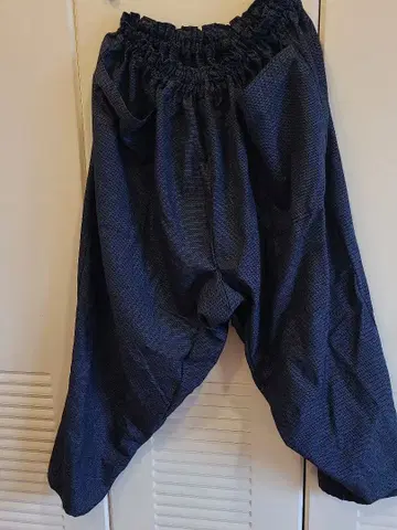 2. 오시마 명주 몸빼 팬츠 다크 블루