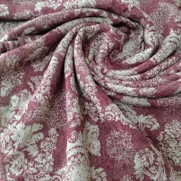 꽃무늬 울 혼방 스톨 이탈리아제