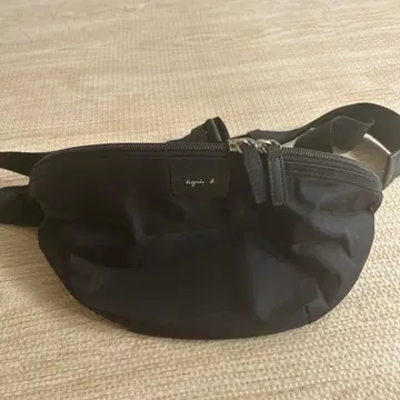 agnis b. 블랙 숄더백 RAT01-06