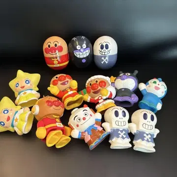 3 호빵맨 캐릭터 피규어 오키아가리코보시