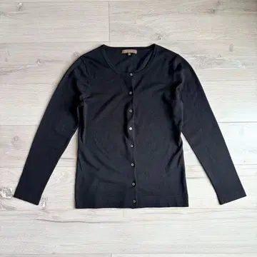 [실크 혼방] 투모로우랜드 보르지 니트 가디건 블랙 M