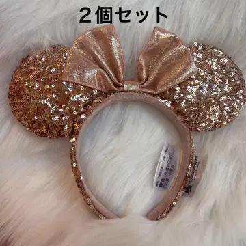 2개 세트 디즈니 머리띠 핑크 스팽글 해외 상하이