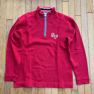 santafe 빨간색 집업 트레이닝복