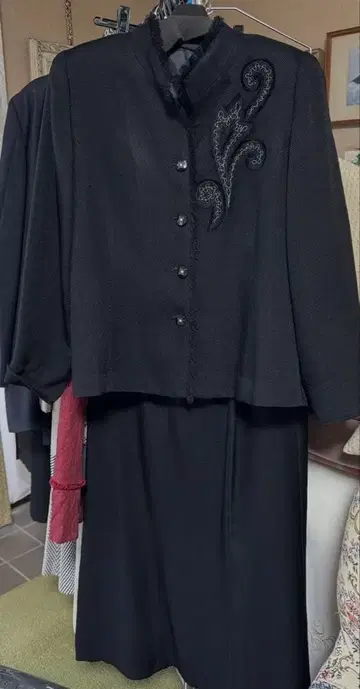 d'azur 블랙 스커트 셋업